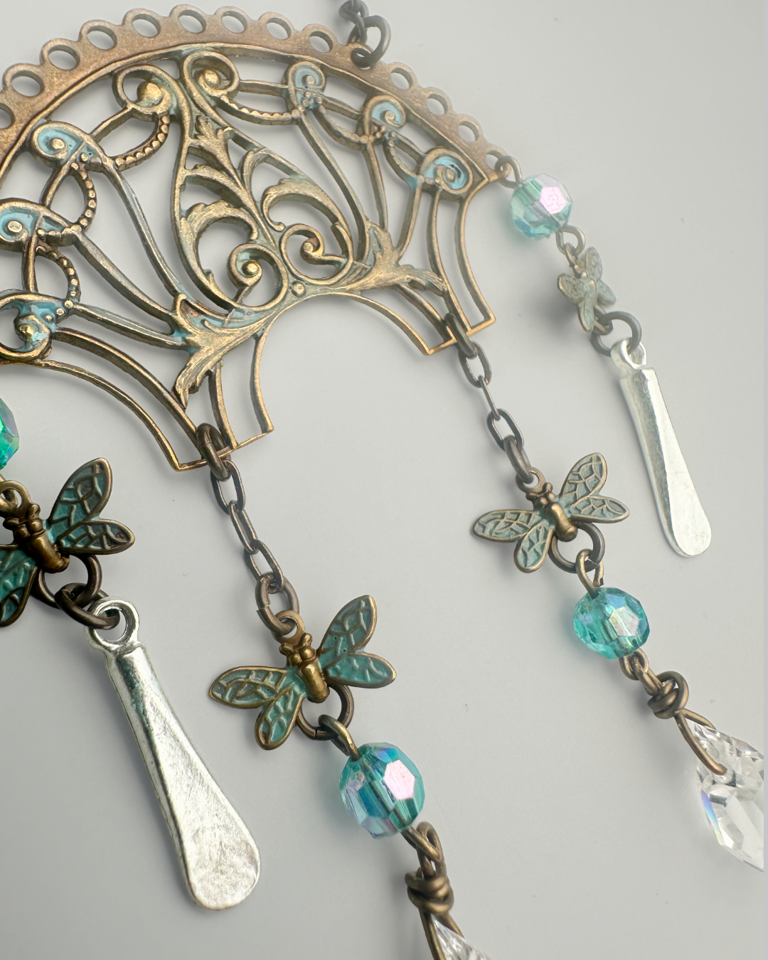 Fanciful Flourish Filigree Connector, 62x40mm (3pc)