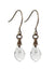 Jewel Drop Earrings - Crystal