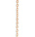 3.3x4.4mm Classic Cable Chain - Rose Gold Plated (10 ft)