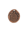 21mm, Sink or Swim Sea Turtle [Green Girl Studios] - Copper Antique (1pc)