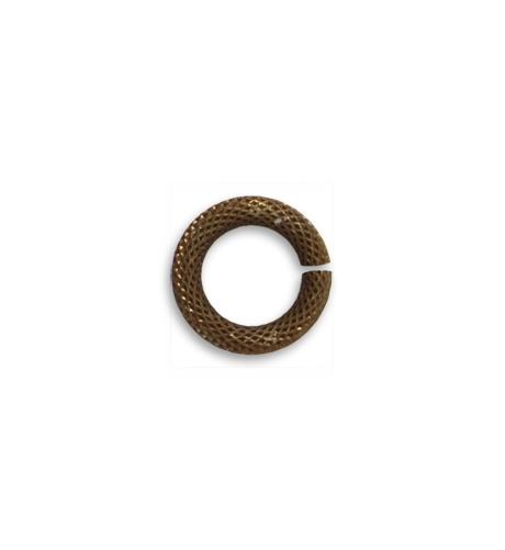 12.25mm  Roped Cable 11ga Jump Ring (30 pcs/pkg)