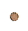 15mm Diamond Circle Blank - Copper Antique Plated (8 pcs)