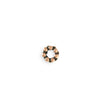 8mm Dotted Spacer - Copper Antique Plated (25pcs)
