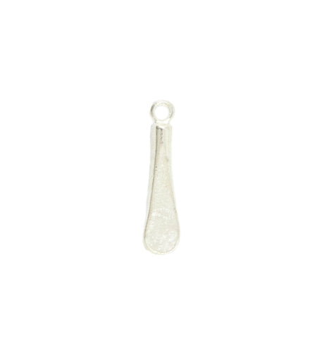 24x6mm Paddle-Sterling Silver Plated (16 pcs)