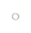 12mm Organic Ring - Sterling Silver Plated (20 pcs)
