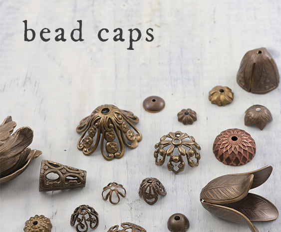 Natural Metal Bead Caps
