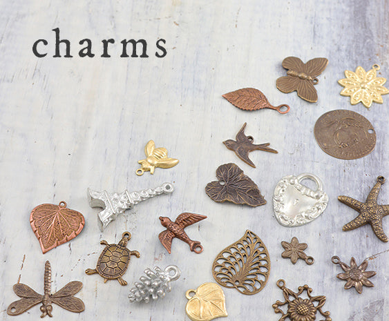 Natural Metal Charms
