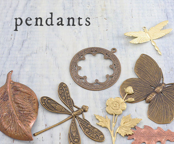 Natural Metal Pendants