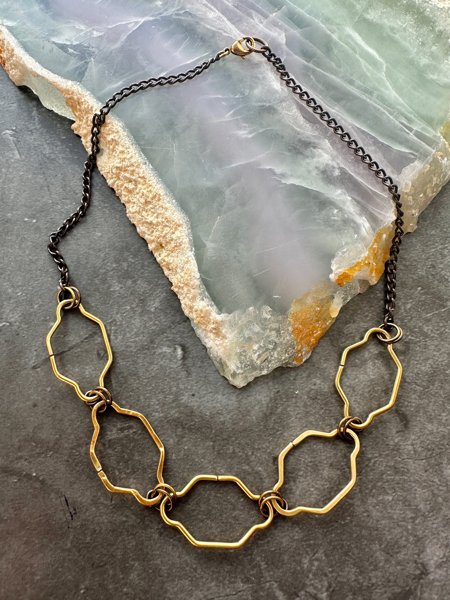 34x19mm Spanish Detail Split Ring Connector (20 pcs)