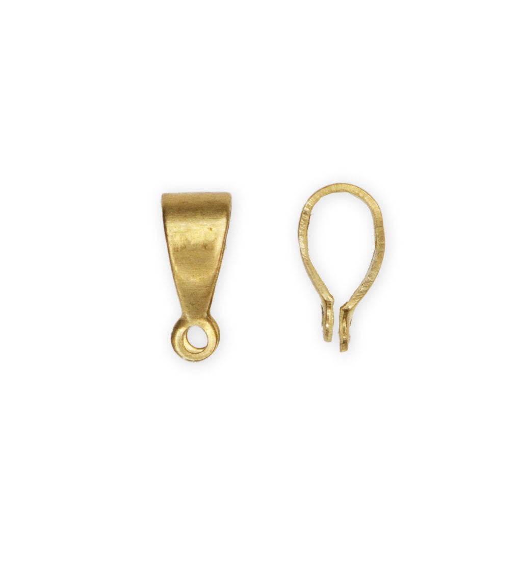 11x4mm Pendant Bale - Solid Brass (36pcs)