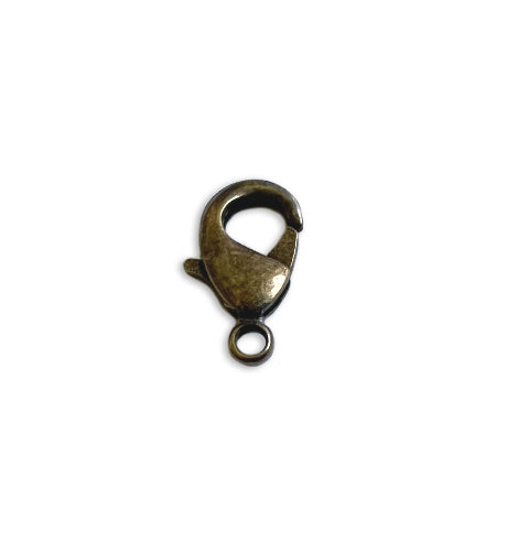 15x8mm Classic Lobster Clasp - Bronze Antique Plated (14 pcs)