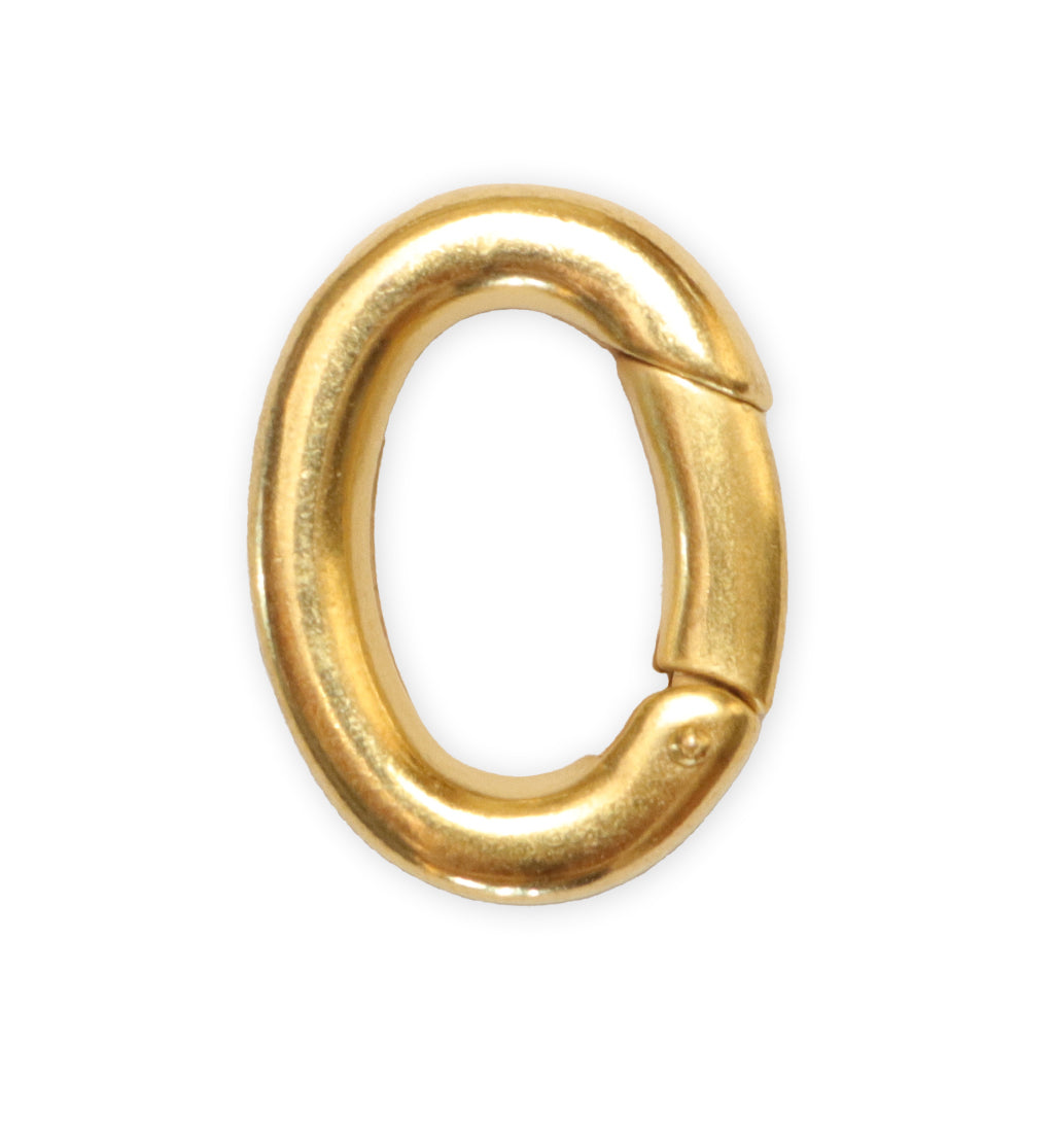 21mm Oval Clasp - 10K Gold Plated (20pcs)