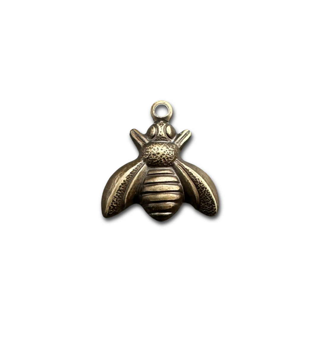 13x12mm Bumble Bee - Natural Brass (35pcs)