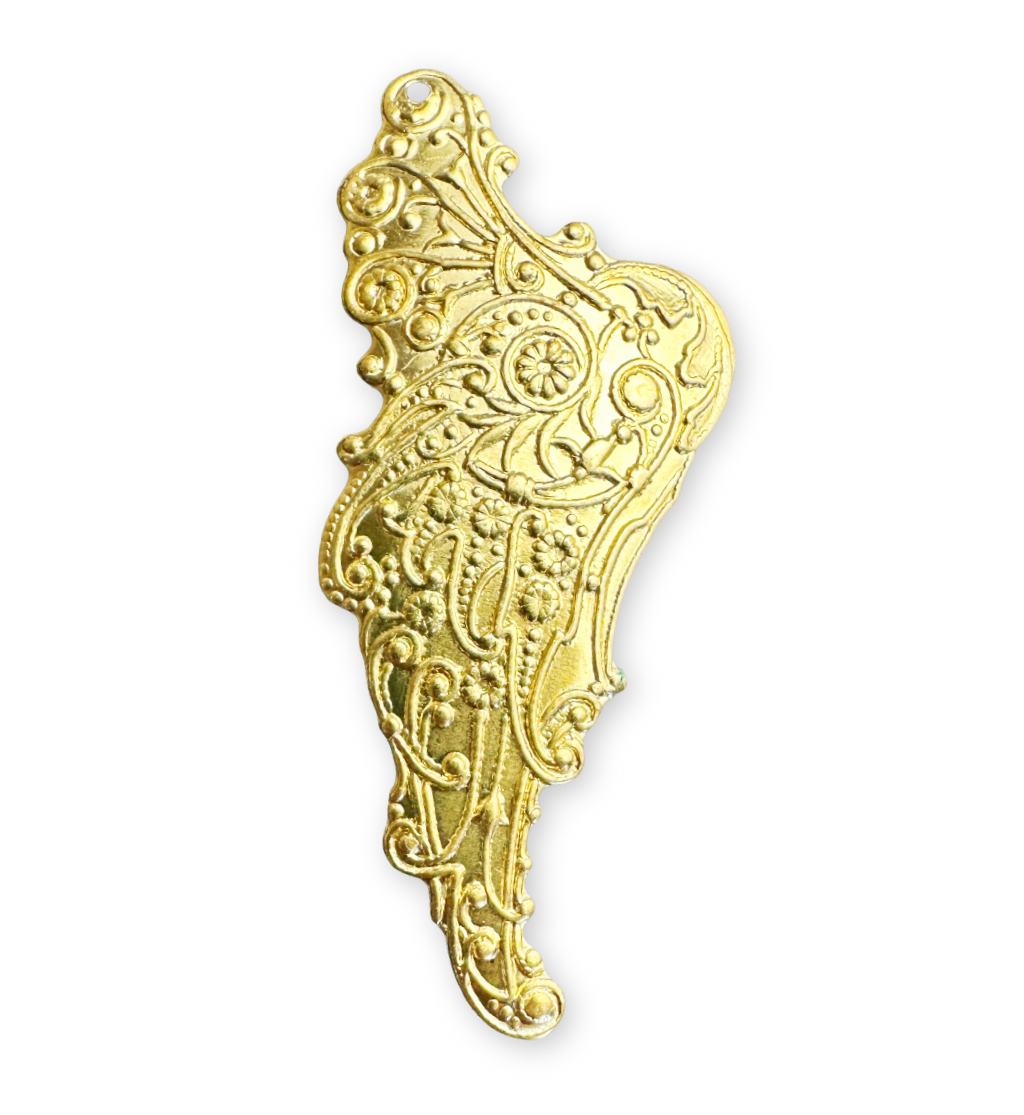 54x22mm Patterned Mythical Wing R (6pcs)