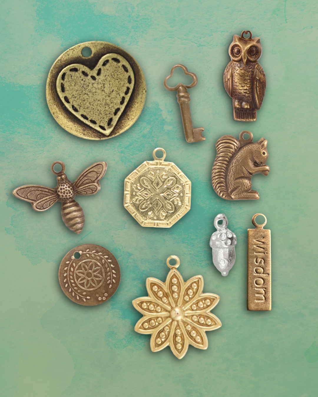 The Book Worm Charm Bundle