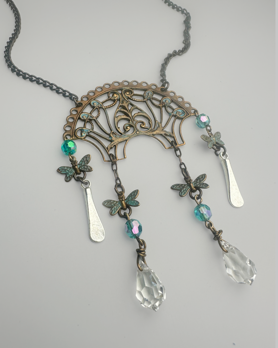 Fanciful Flourish Filigree Connector, 62x40mm (3pc)
