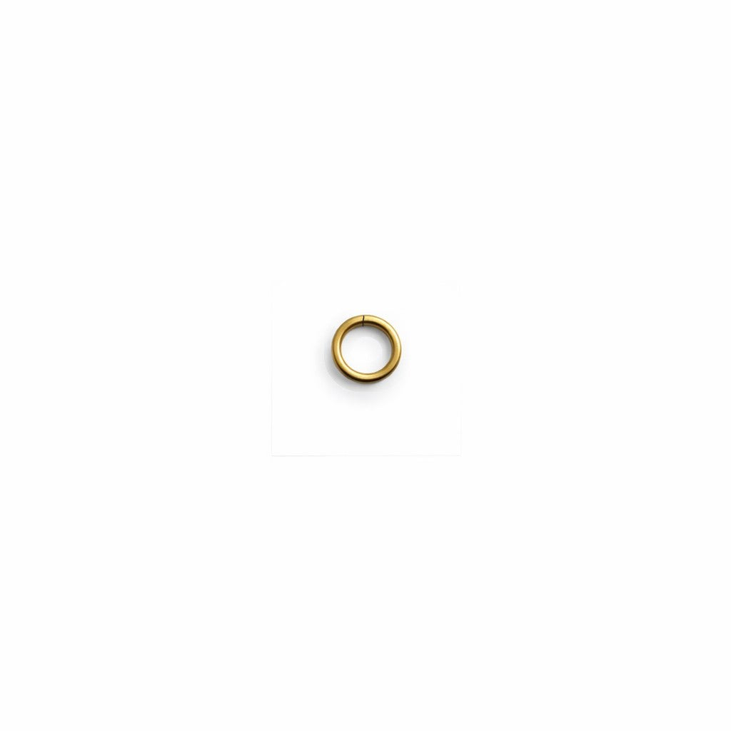 4.25mm Smooth Jump Ring, 21ga - Solid Brass (504pcs)