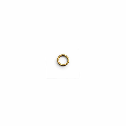 4.25mm Smooth Jump Ring, 21ga - Solid Brass (504pcs)