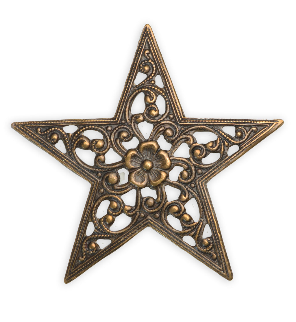 45mm Blooming Star Filigree (8pcs)