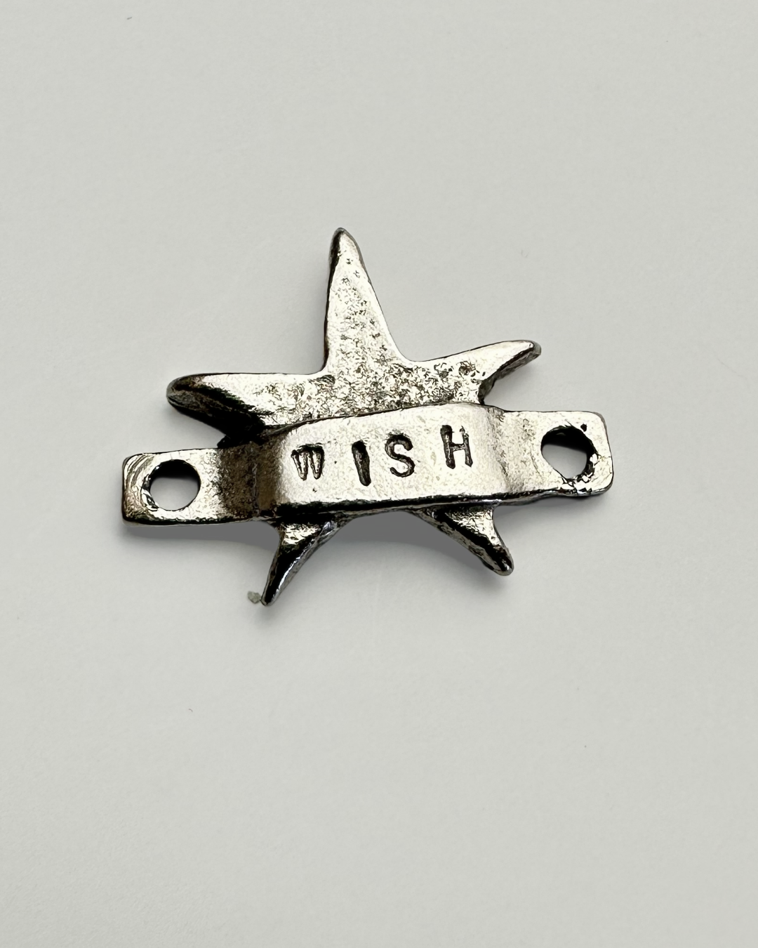 19x16mm Wish Star - Pewter Antique Plate (10pcs)