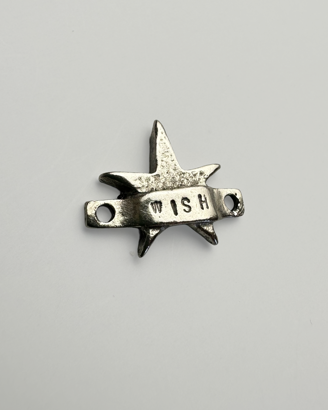 19x16mm Wish Star - Pewter Antique Plate (10pcs)