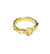 Size 8, Floral Vine Ring - 10K Gold (3pcs)