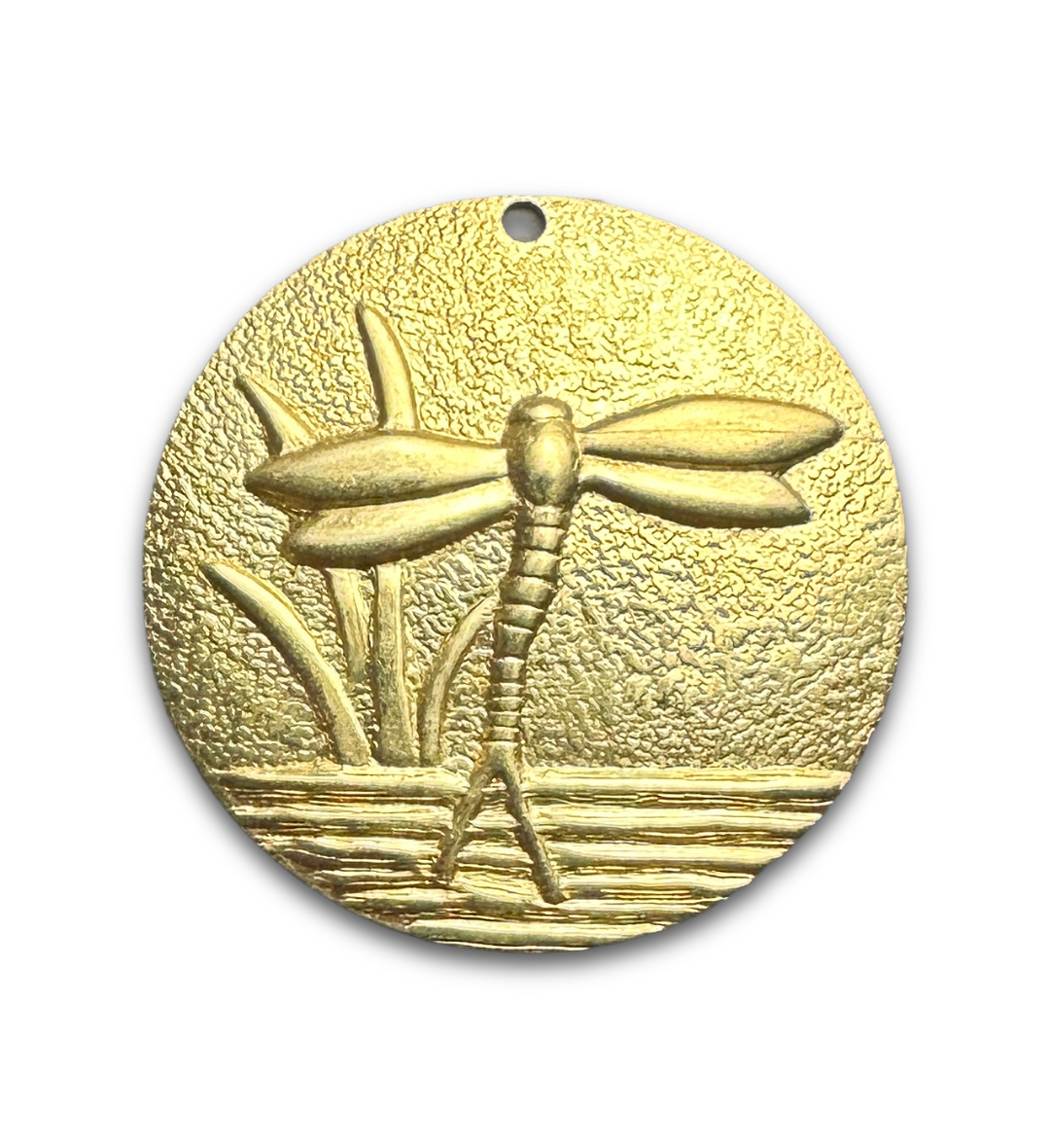 27mm Dragonfly Coin - solid brass (8pc)