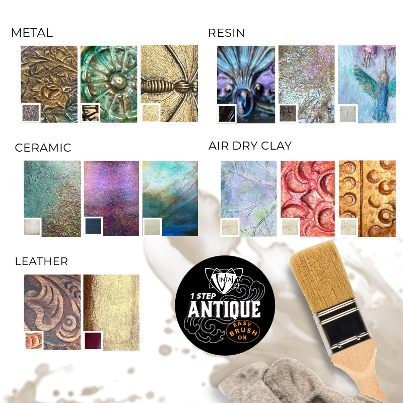 1 Step Antique, Metallic Copper, 9ml (3pk)