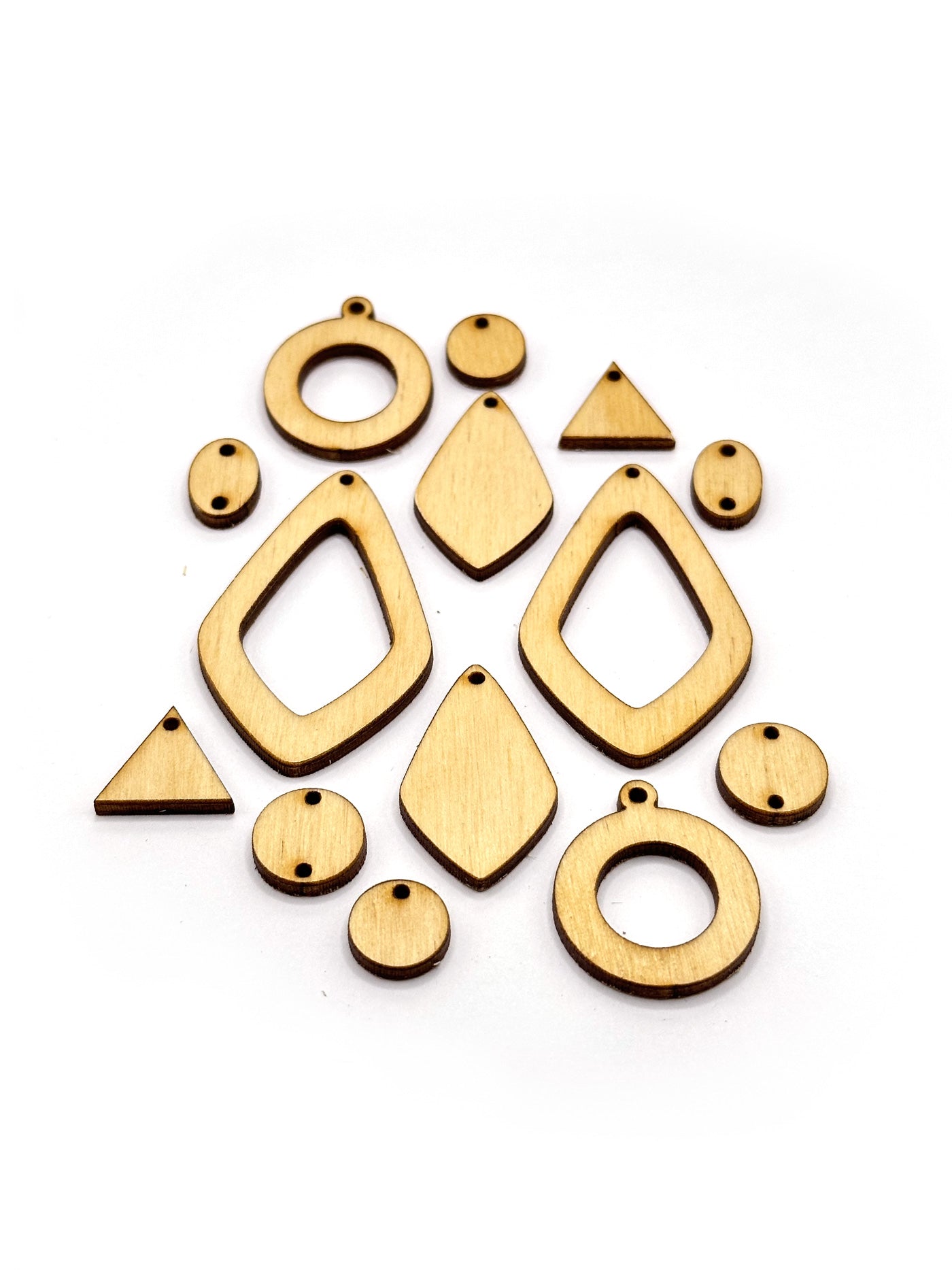 Chevron Blank Shapes, Jewelry Pop Outs  (5 panels, 14pcs/ea)