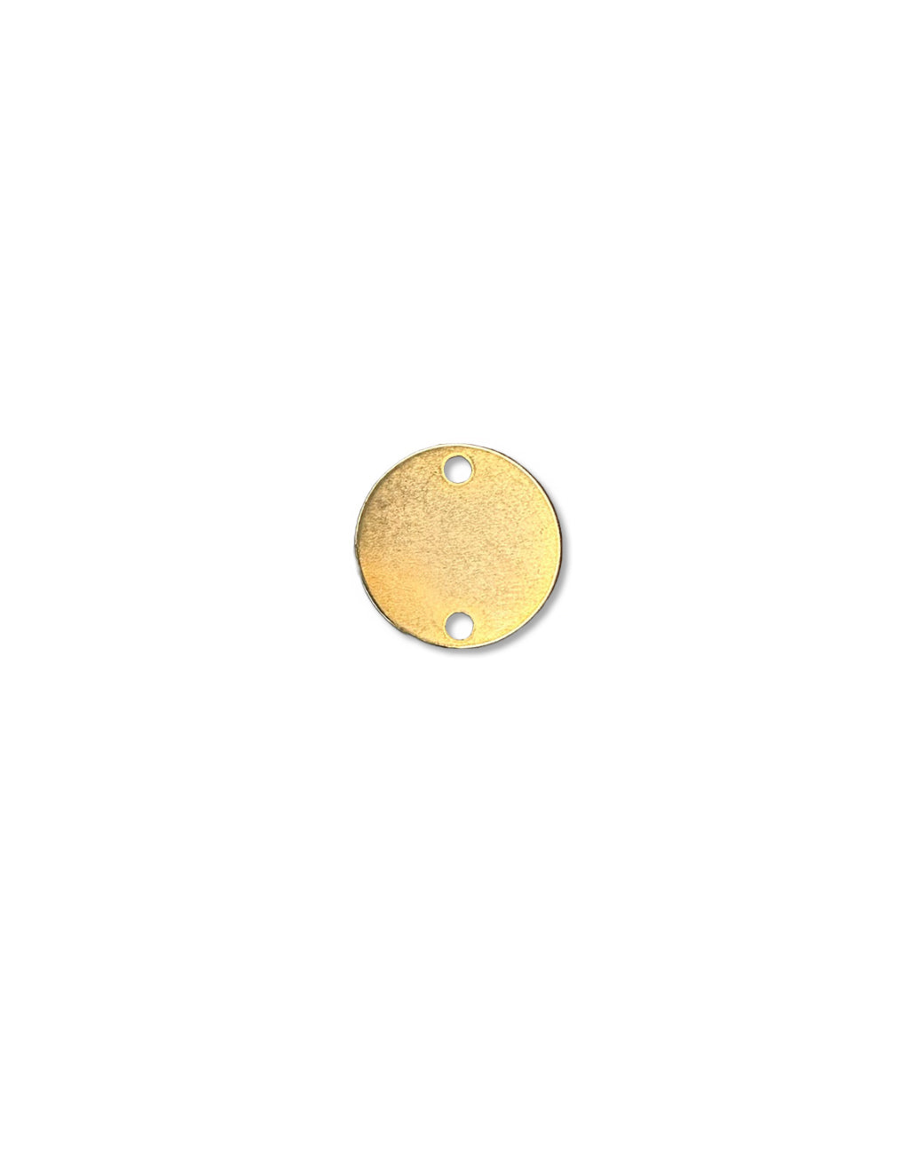 Circle Connector - 10K Gold Plate (12pcs)