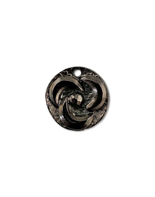 14mm Tri Moon Charm - Black Nickel (8pcs)