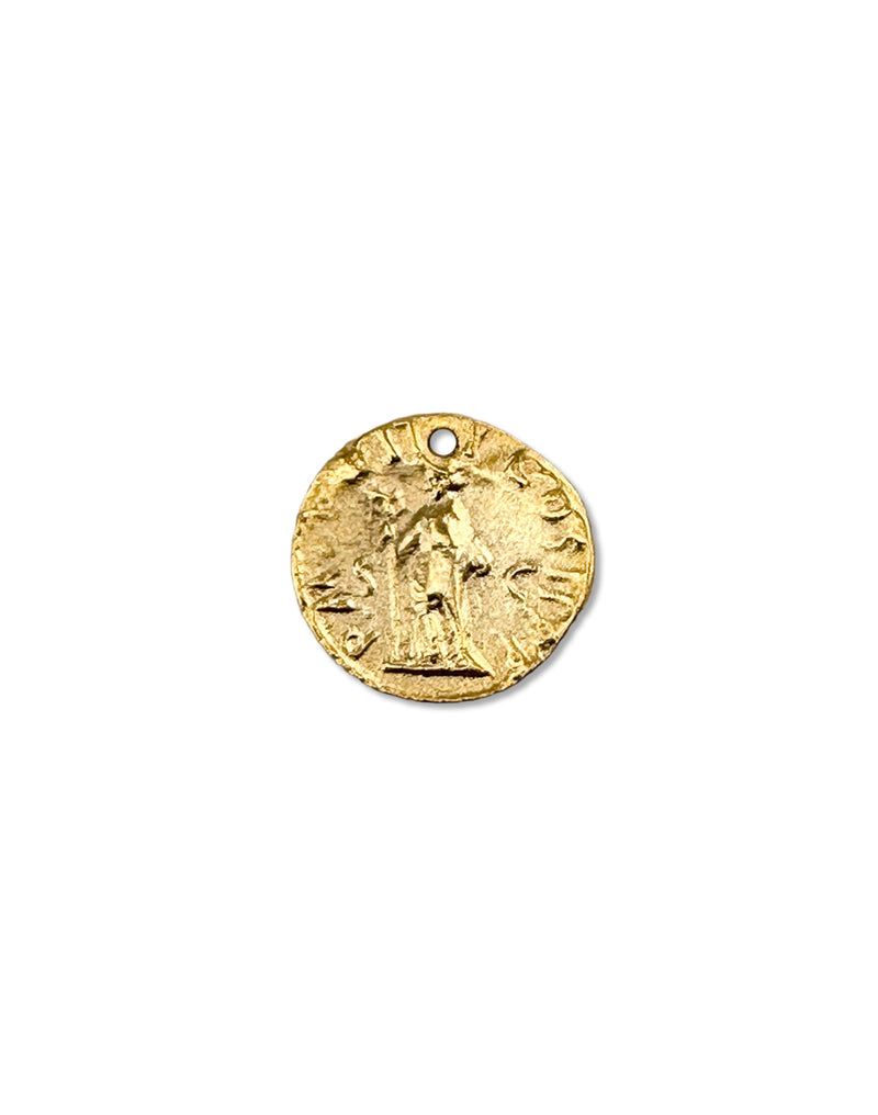 18mm Roman Coin - 10K Gold (9pcs)
