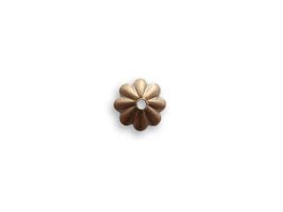 6mm Daisy Bead Cap - Natural Brass (132 pcs)