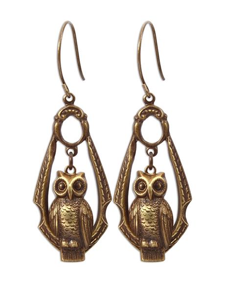 Learning Owl - Sentiment Earrings