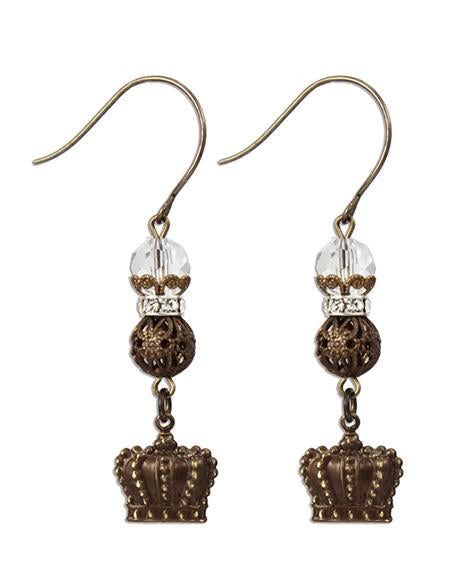 Storybook Crown - Sentiment Earrings