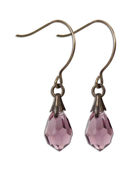 Amethyst - Jewel Drop Earrings