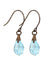 Aqua - Jewel Drop Earrings
