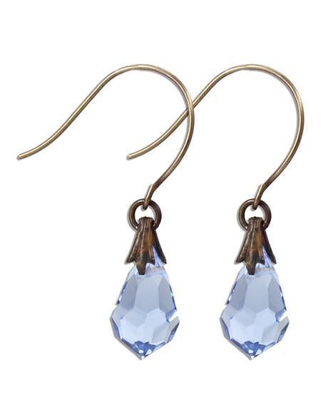 Light Sapphire - Jewel Drop Earrings