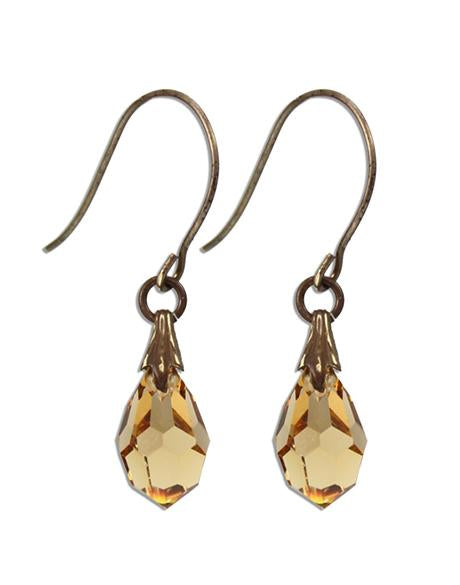Amber - Jewel Drop Earrings