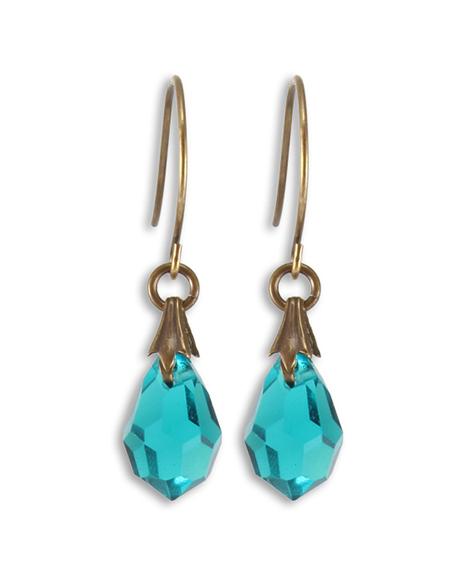 Emerald Jewel Drop Earrings