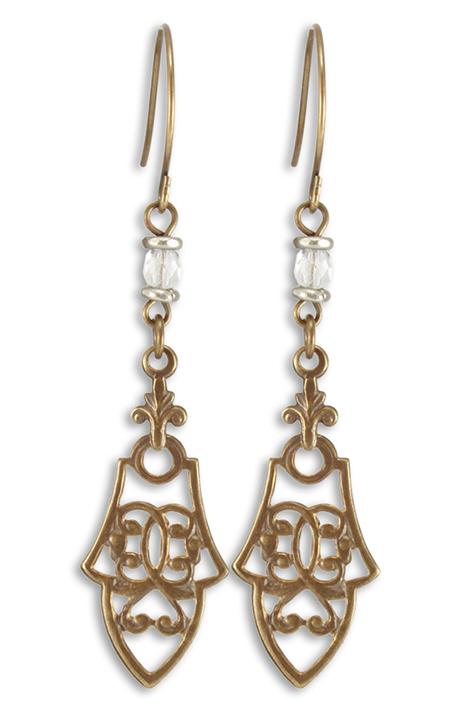 Cathedral Navette Earrings