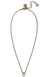 Faceted Ring Necklace - 17" w/ 2.5" ext