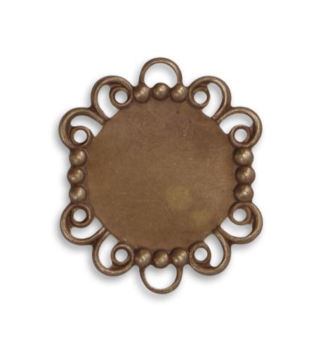 29x25mm Rococo Mirror (20 pcs)