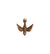 17x16.5mm Watchful Bird - Artisan Copper (28 pcs)