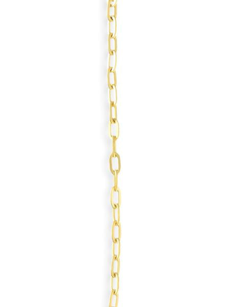 2.5x4.6mm Flat Link Chain - 10K Gold Plated (10 ft)