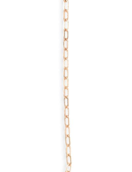 2.5x4.6mm Flat Link Chain - Rose Gold Plated (10 ft)