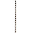 2.5x4.6mm Flat Link Chain - Natural Brass