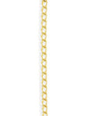 3.4x5.1mm Curb Chain - 10K Gold Plated (10 ft)