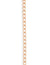 3.4x5.1mm Curb Chain - Rose Gold Plated (10 ft)