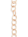 8.7x11.3mm Rounded Oval Chain - Rose Gold Plated (5 ft)